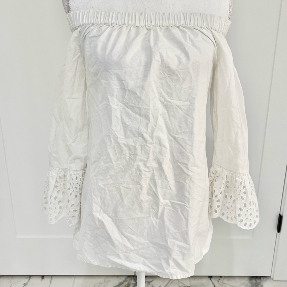 White off shoulder womens blouse